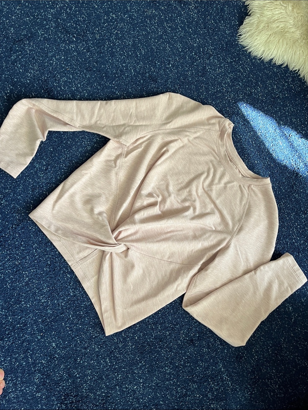 lululemon athletica Soft Blush Long-Sleeve Twist Front Top